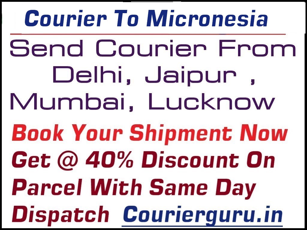 Courier Charges To Micronesia From Delhi