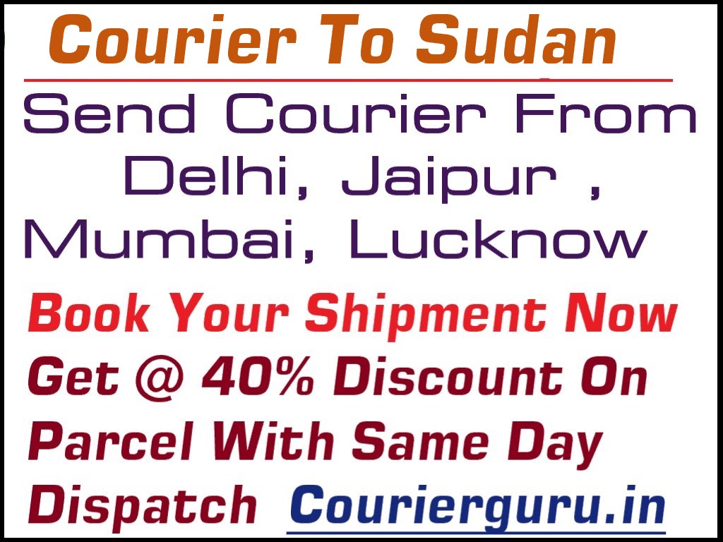 Courier Charges To Sudan From Delhi