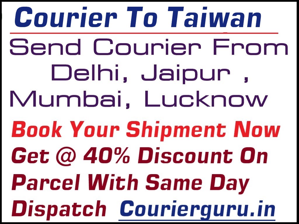 Courier Charges To Taiwan From Delhi
